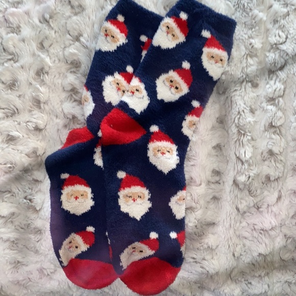 Santa Claus Cozy Cotton Socks - Picture 2 of 2